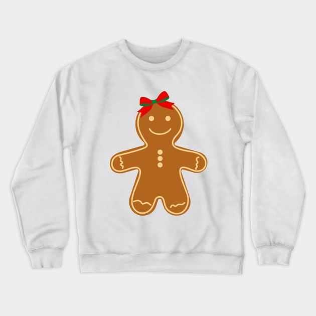 GINGERBREAD MAN Crewneck Sweatshirt by ZhacoyDesignz